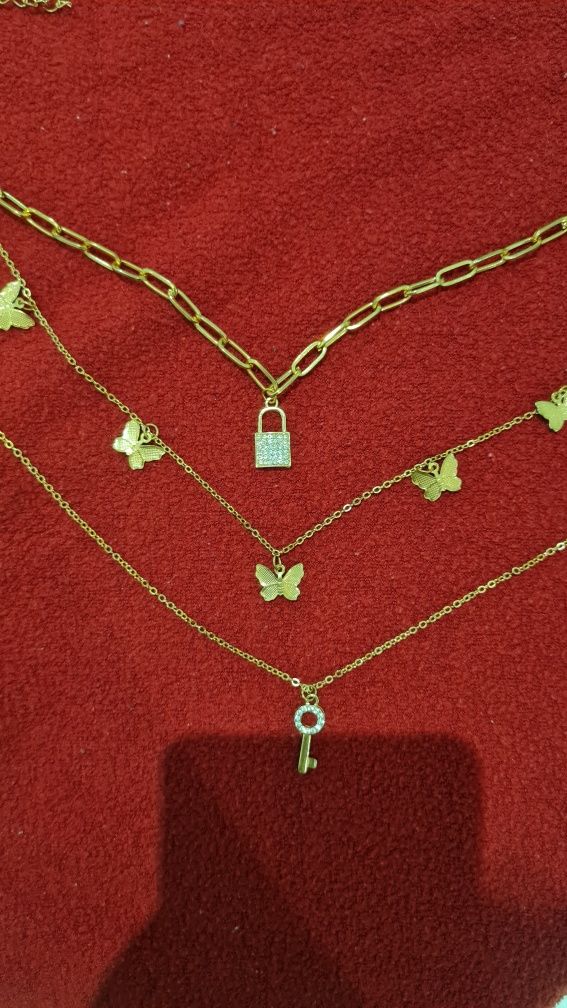 3 Colares Dourado