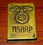 Etui na zapałki NSDAP II Wojna Światowa Oryginalne