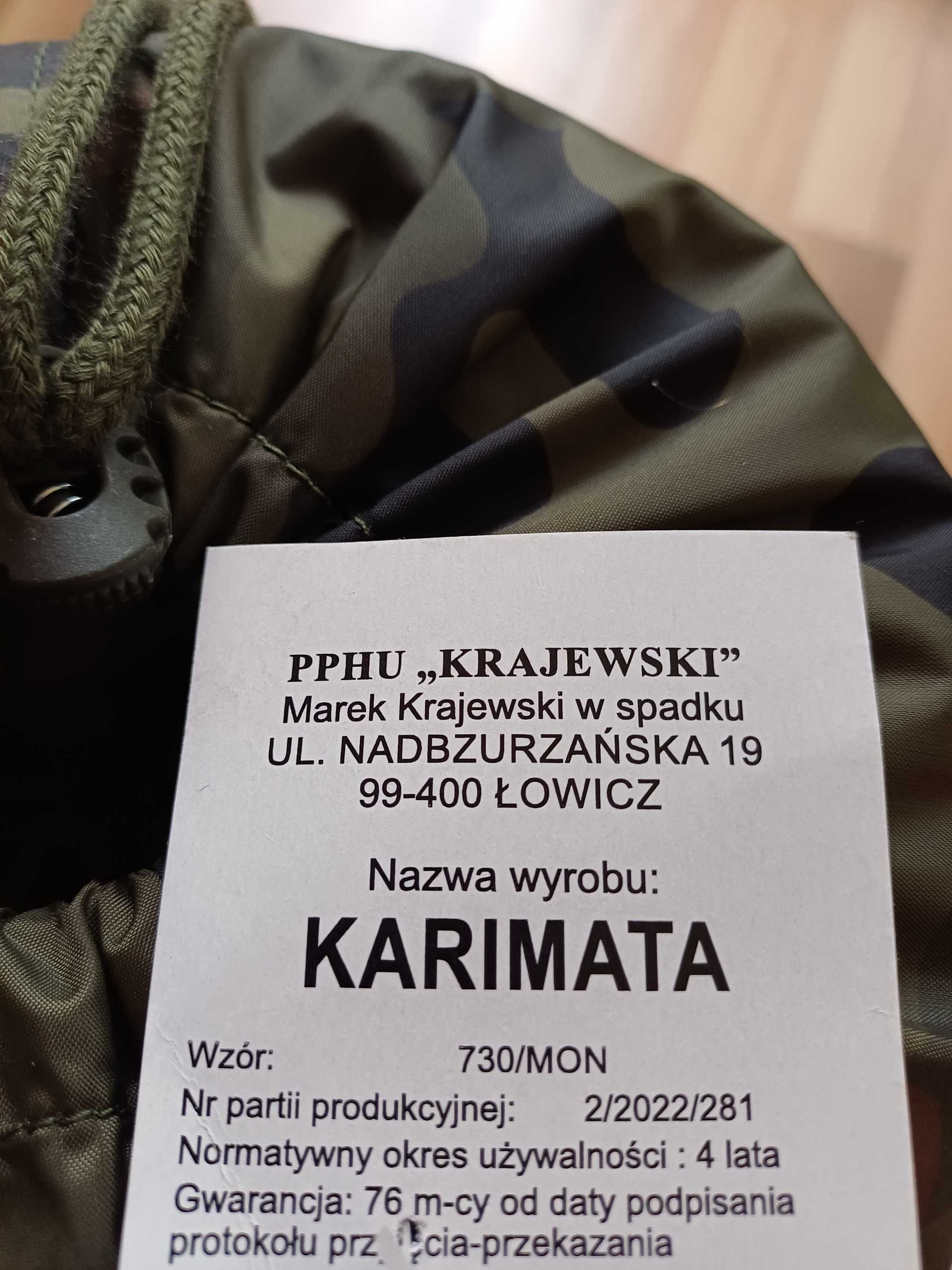 Karimata Wojskowa wzór 730/MON - Stan Idealny!