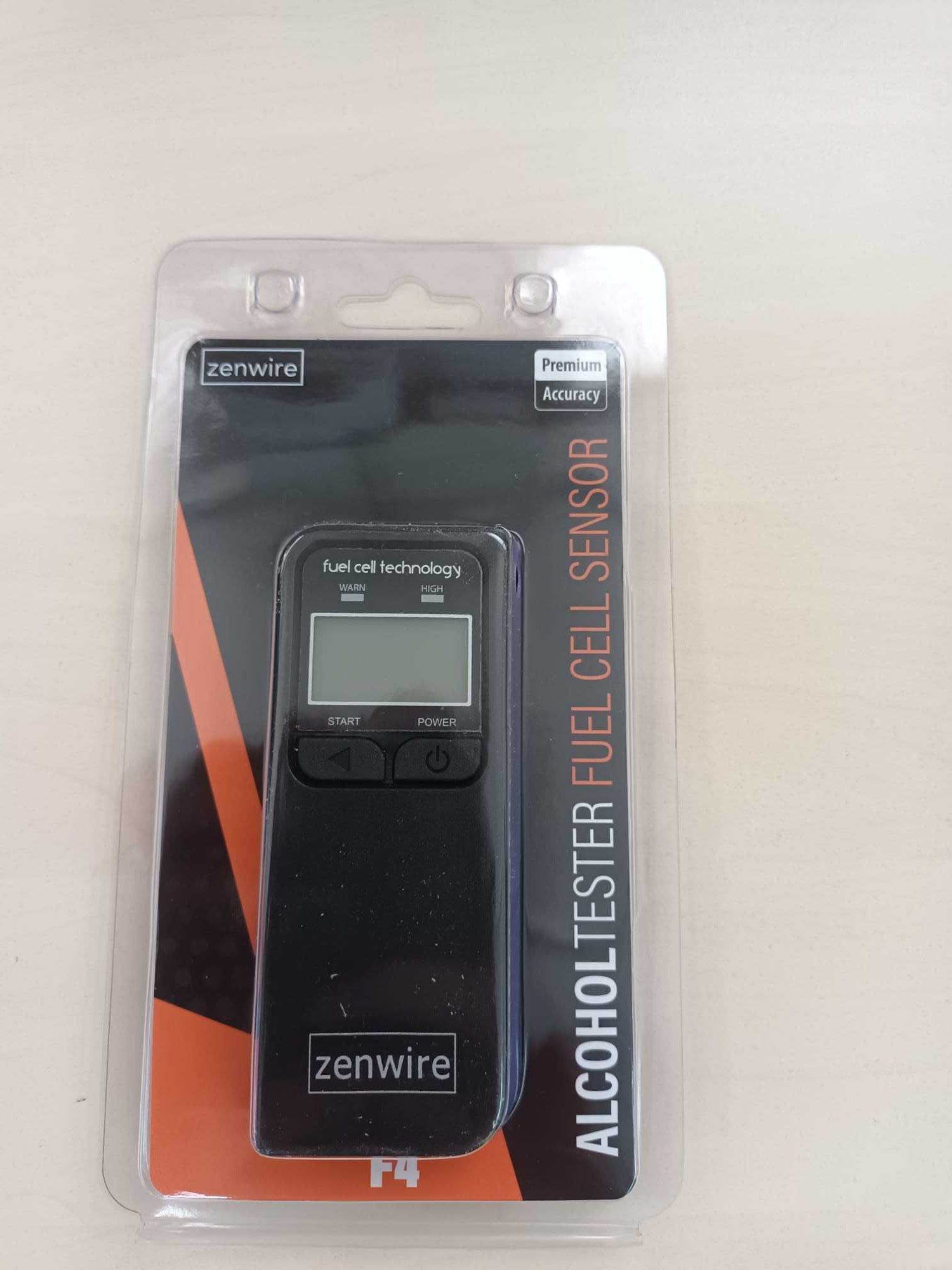 ALKOMAT Elektrochemiczny z Wyświetlaczem LCD Zenwire F4 z 5 ustnikami