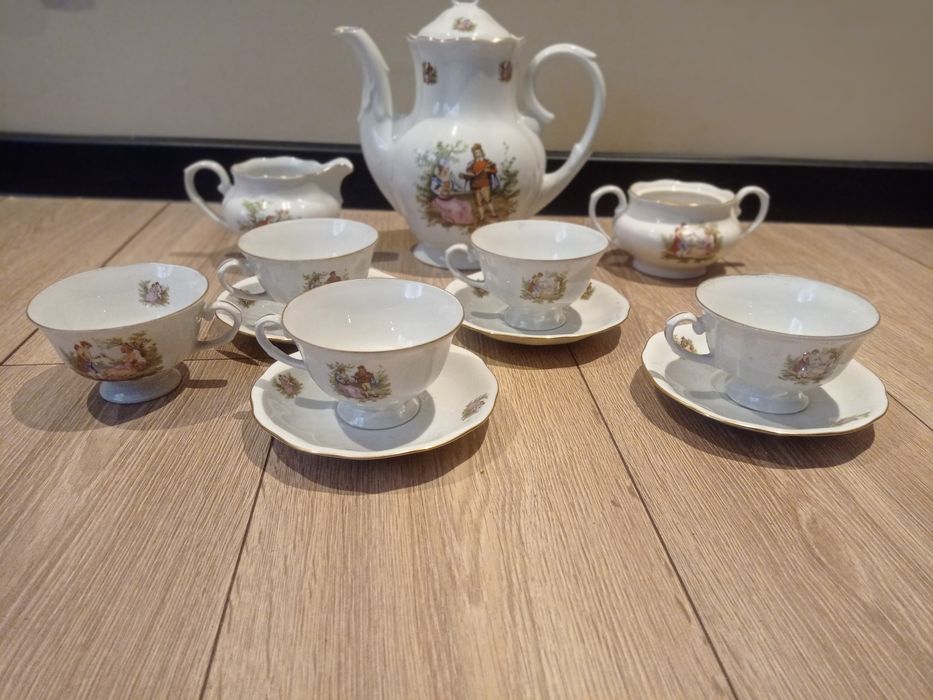 Serwis porcelana VINTAGE Karolina 6 os. MIŁOŚĆ WIEDEŃSKA