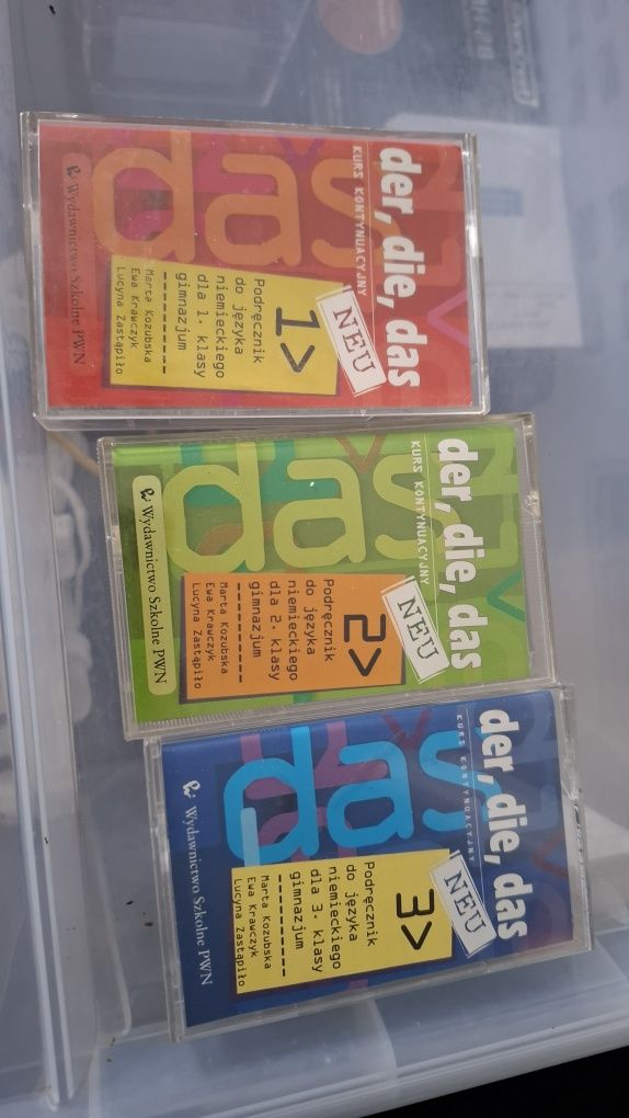 Kasety der,die,das klasa I-III gimnazjum