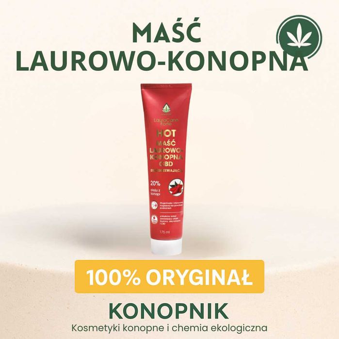 Laurocann Forte HOT 175ml maść rozgrzewająca