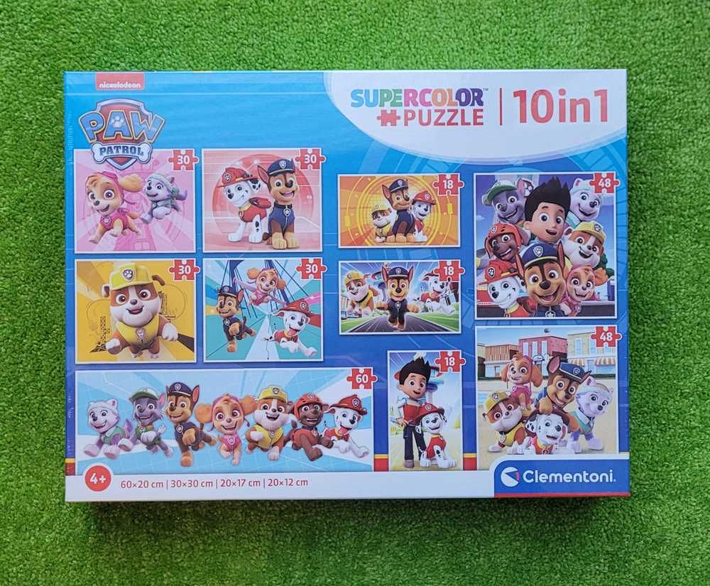 Clementoni puzzle 10w1 330 el. Psi Patrol 20270