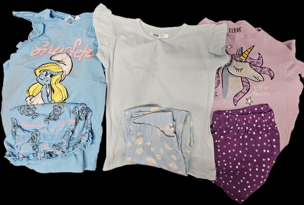 Piżama dziewczęca zestaw piżam 110/116 smerfetka smerfy cleve