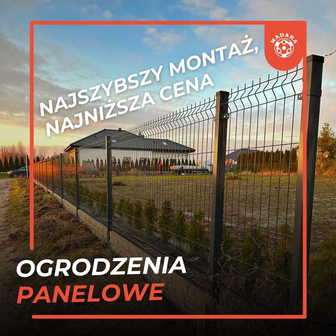 Ogrodzenie panelowe, panel ogrodzeniowy, sprzedaż montaż