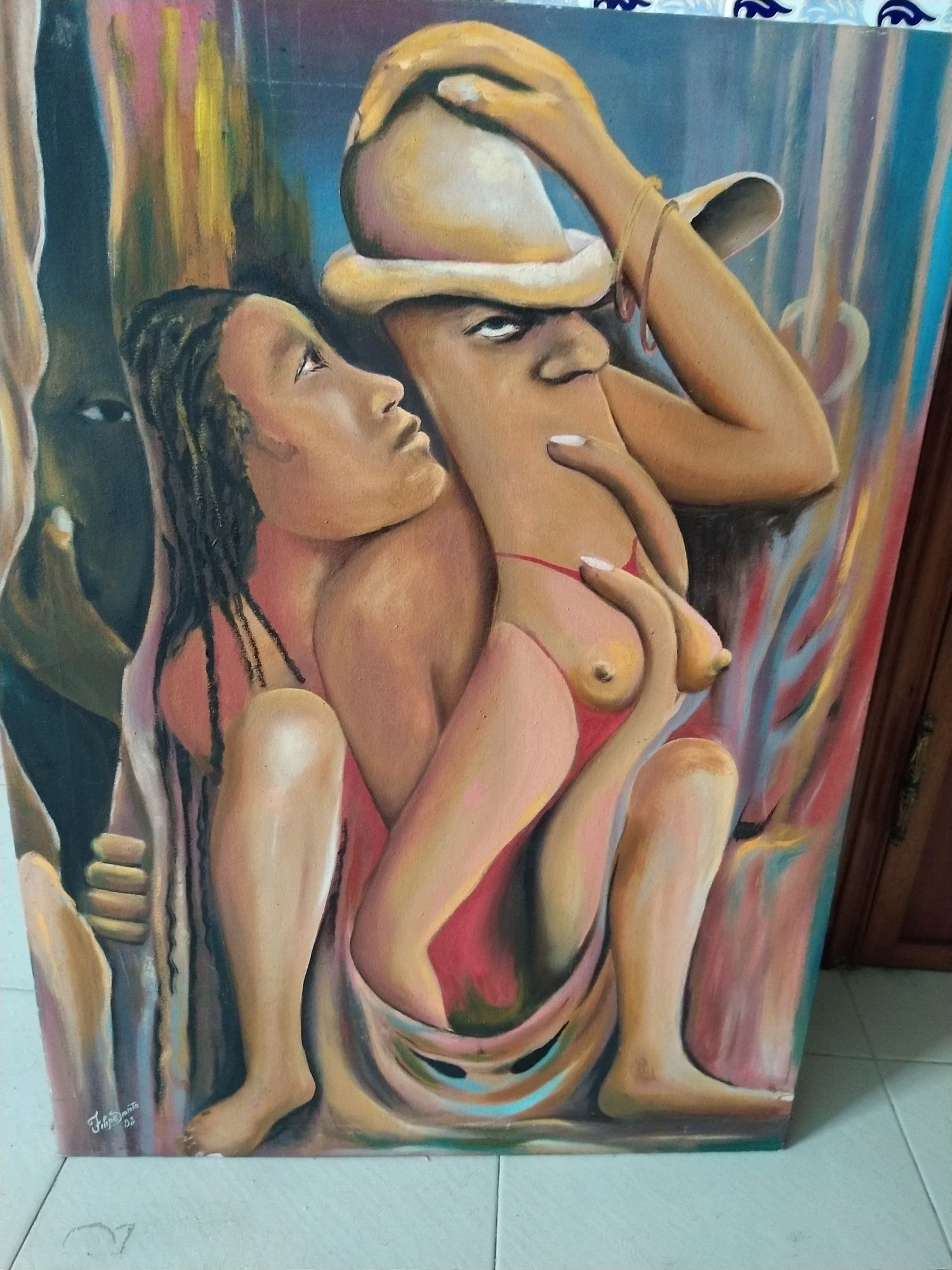 Quadro de pintor reconhecido