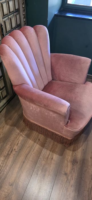 Sofa polprona cor de rosa