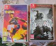 Nintendo Switch Gry Assassin's Creed III Remastered oraz NBA 2K23