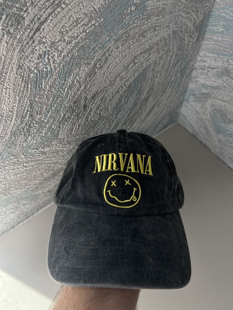 Кепка Nirvana / Бейсболка Nirvana / Nirvana Merch Cap / Мерчова кепка