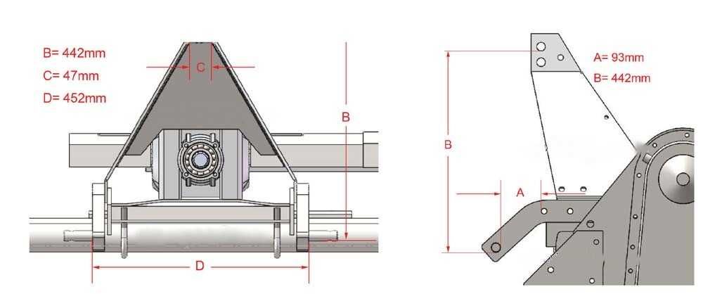 Glebogryzarka separacyjna ogrodowa STB125cm 145, 165cm AGROSTAL WOM