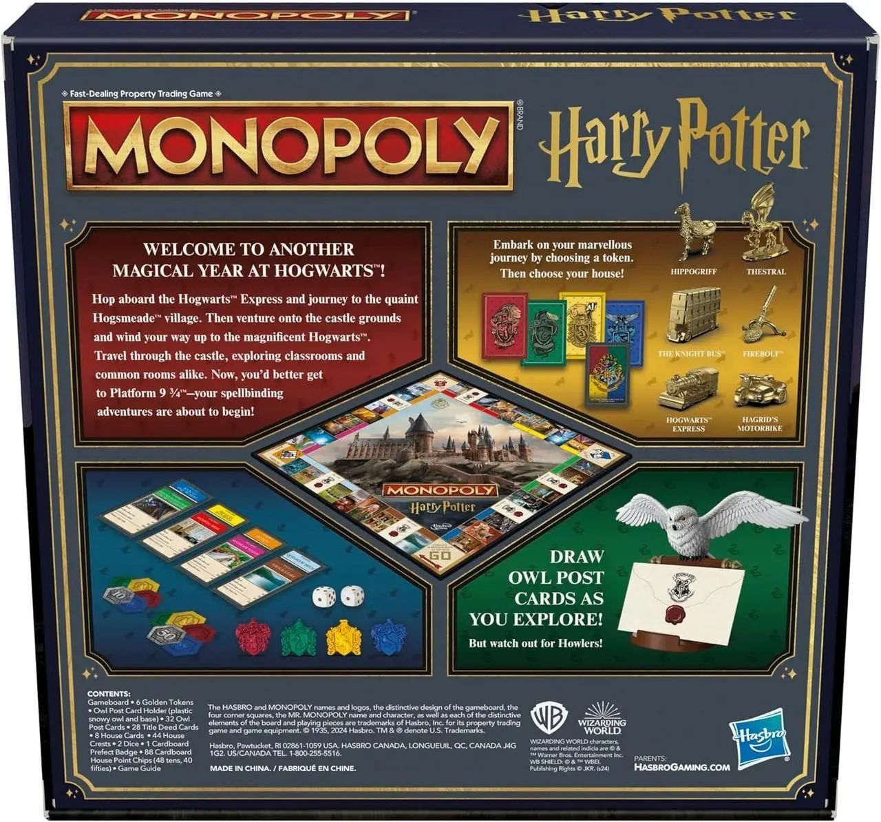 Настільна гра монополія Гаррі Поттер Monopoly Harry Potter Hasbro