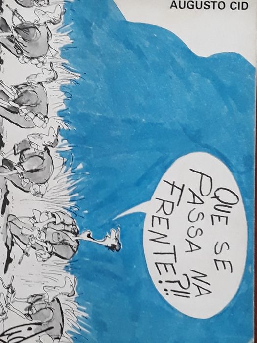 Livro cartoonista Augusto Cid "Que se passa na frente?!! "