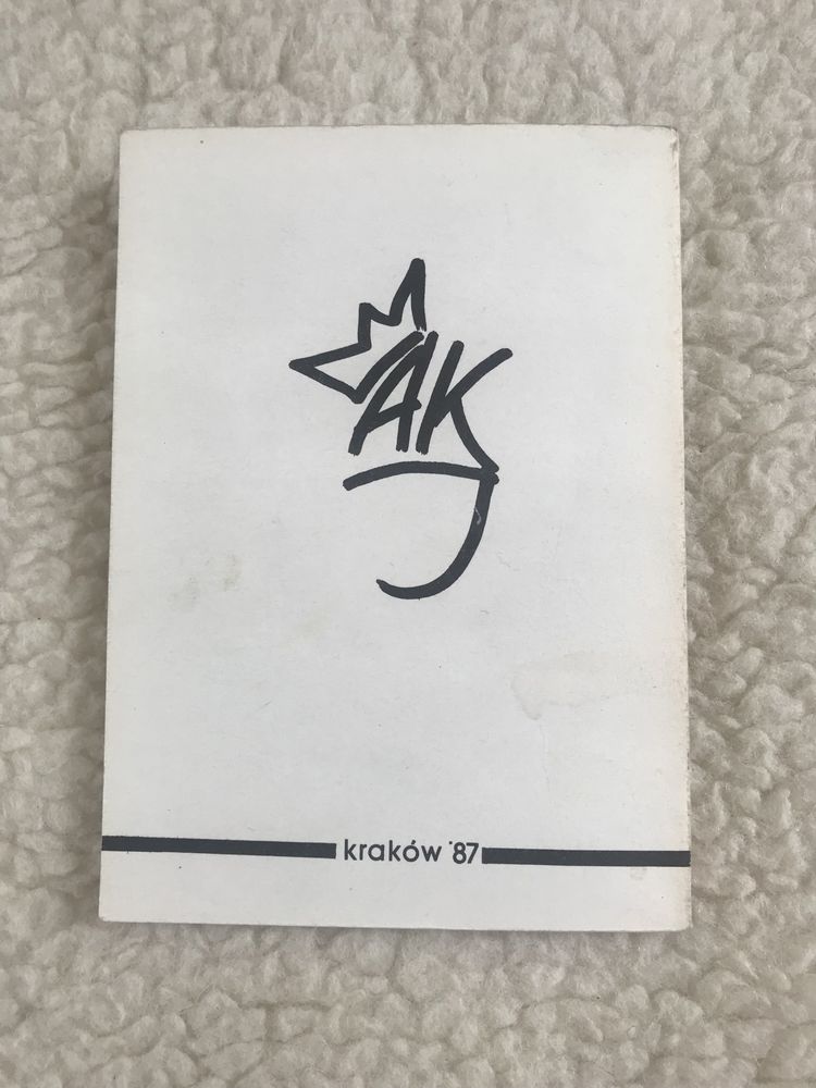 Śpiewnik Akademicki Klub Jeździecki Kraków - stara książka, 1987 r.