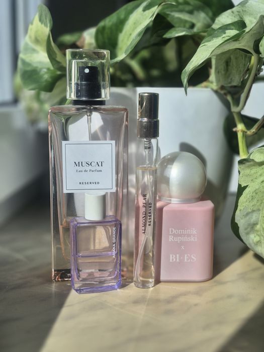 Reserved Muscat Pear Almond, Rupinski pink, ariana god is a woman