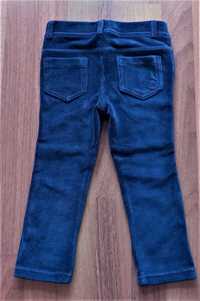Leggings elásticas de bombazine azul-marinho Benetton 2-3 anos [98 cm]