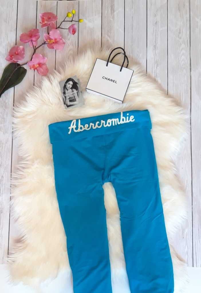 Abercrombie __ 100% oryg_ S 36 spodnie dresowe damskie dresy