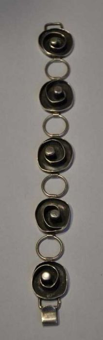 Srebrna bransoletka, vintage