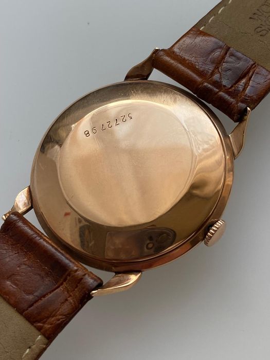 Złoty zegarek Doxa 14 k. Krab vintage
