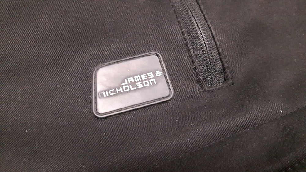 JAMES & NICHOLSON męska kurtka robocza typu softshell czarna rozm. XL