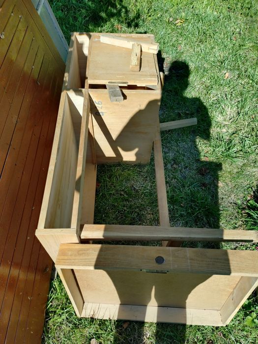 Biurko stare z czasów PRL do naprawy