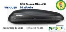 Wynajem Box dachowy Taurus Altro 460