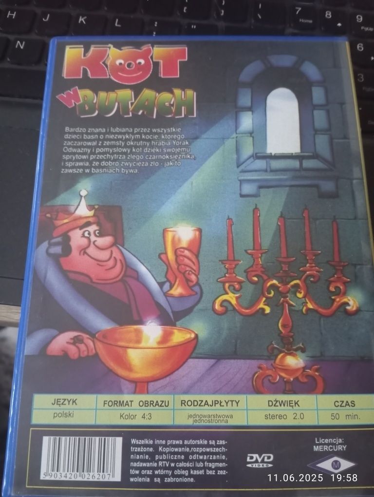 Dvd bajka "kot w butach"