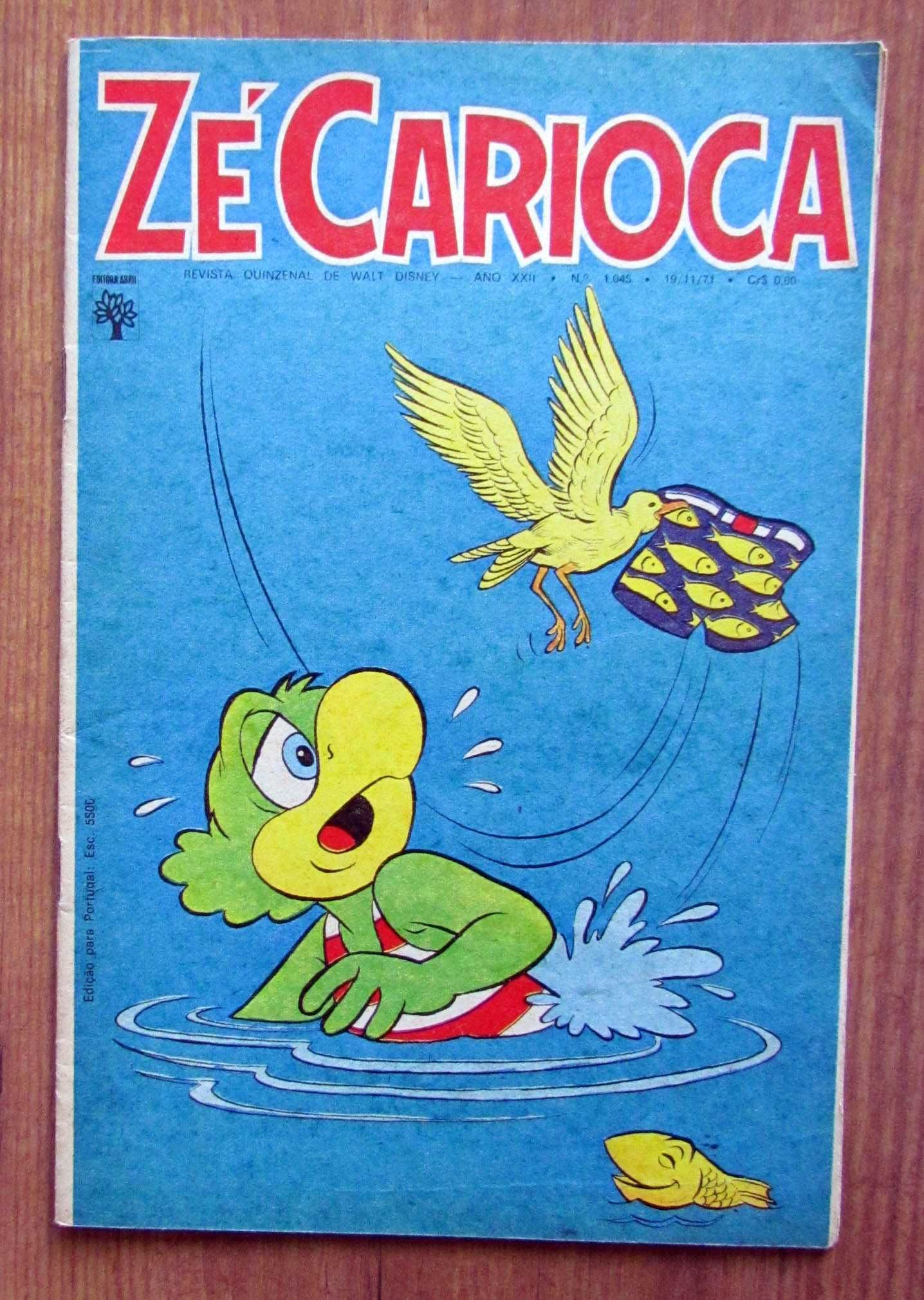 Zé Carioca Revista Banda Desenhada BD Disney 1971