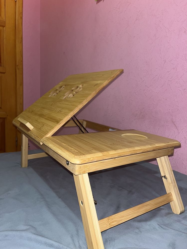 Подставка для ноутбука из натурального бамбука
