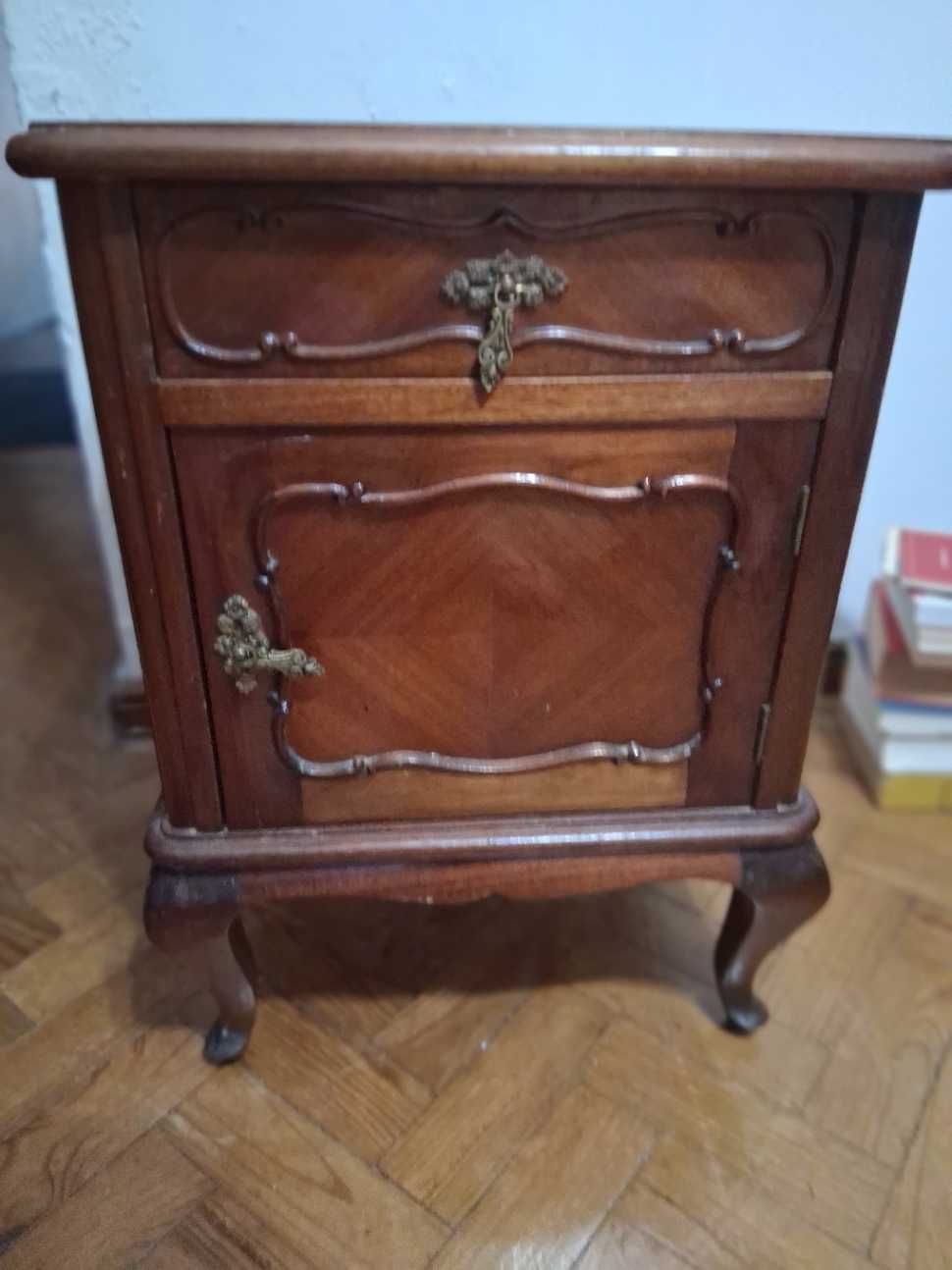Mobília Quarto Completa Mogno Lacada