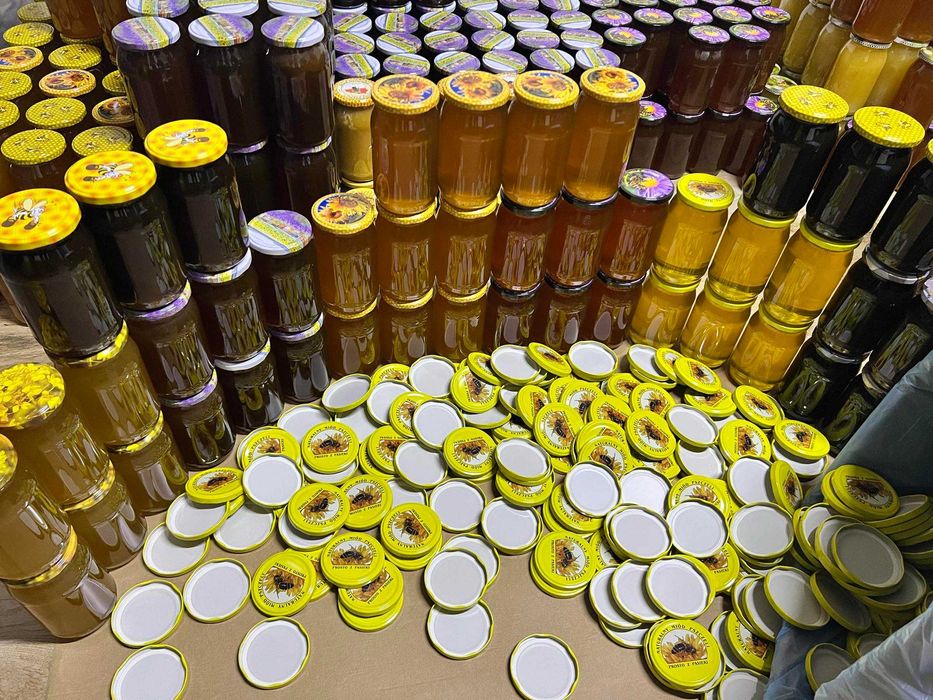 Miod miód w słoikach hurt pasieka słoiki pszczoły ule