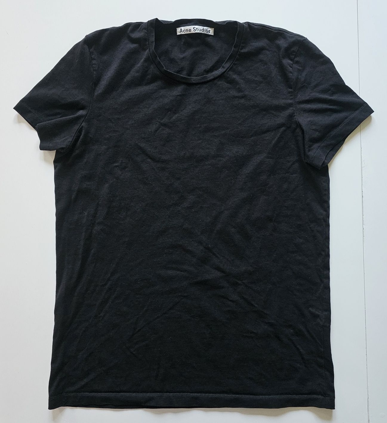Acne Studios Bliss C Base koszulka damska M czarna basic gładka T-shir