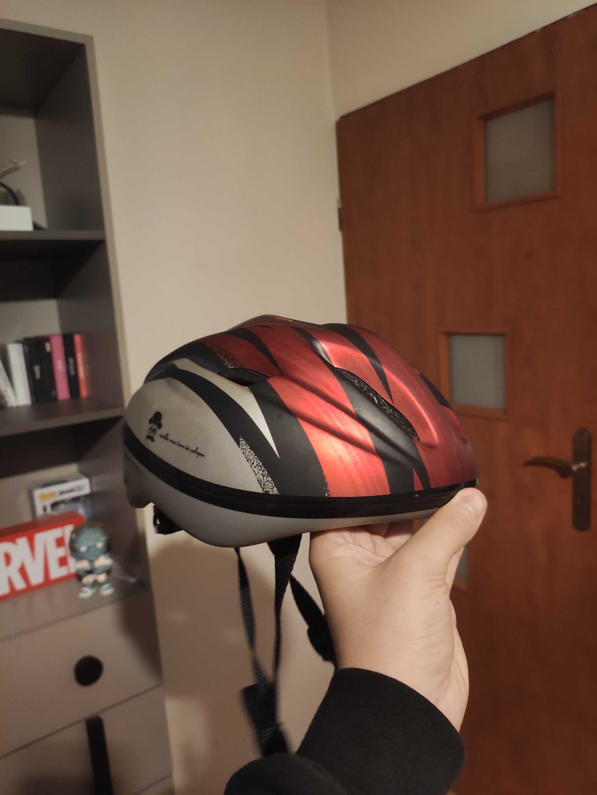 Kask rowerowy dziecięcy na rower 50-54cm