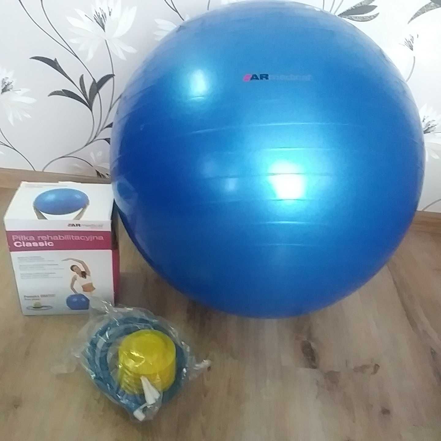 Piłka rehabilitacyjna 65cm z pompką