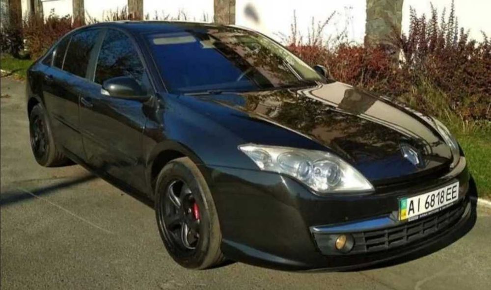 Renault Laguna lll 2008 1.5dci 6ст мех кожа чёрная на чёрном