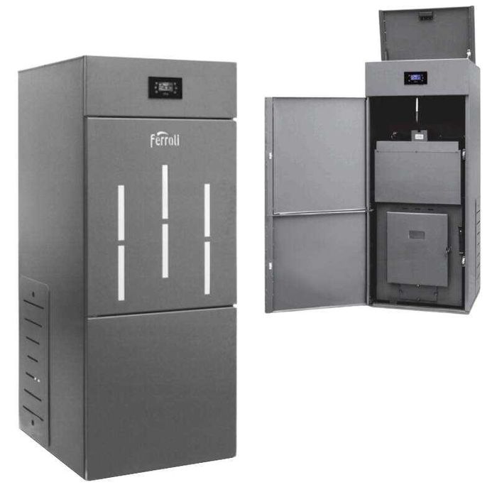 Kocioł Piec na pellet/drewno Ferroli/SAS/Atmos/Inne/Różne moce/ Montaż