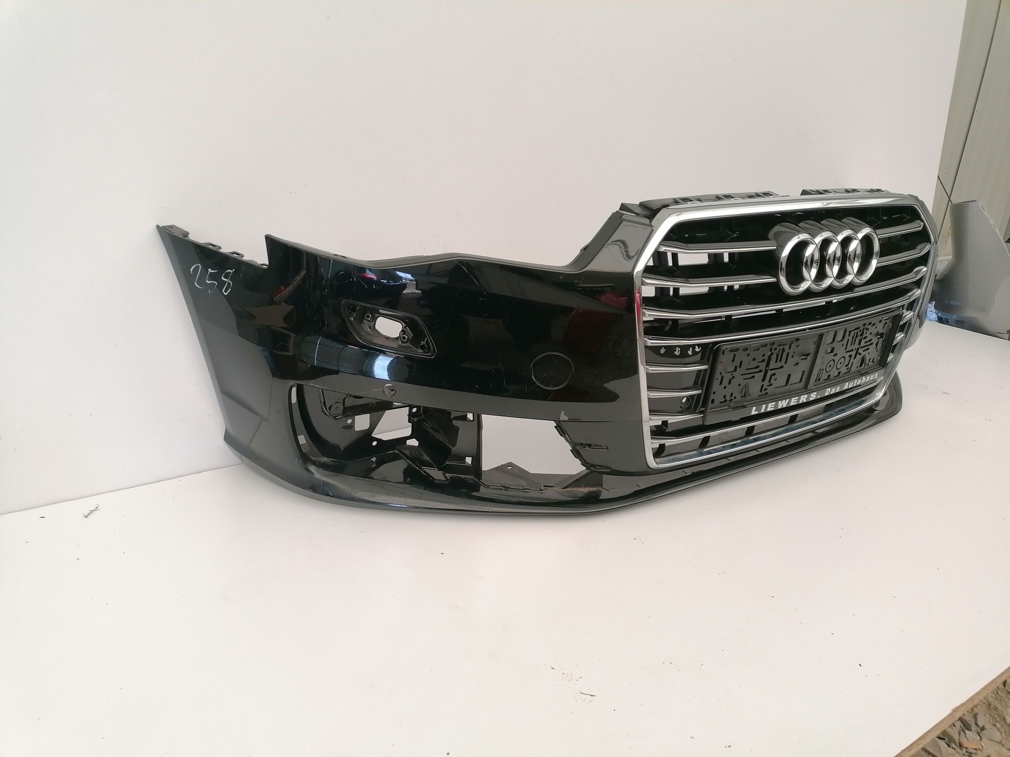 Audi A6 C7 lift 14-18 zderzak przód przedni pdc sprysk spryski grill