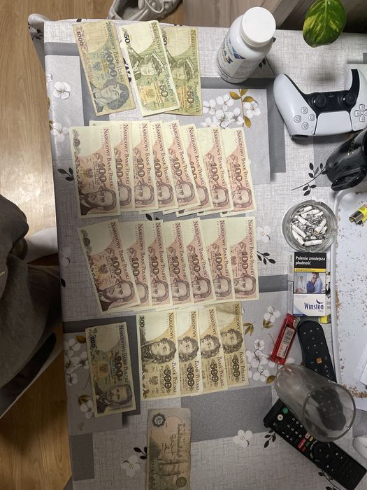 Stare banknoty PRL 50,100,200,500,1000 zl komplet