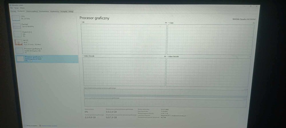 dell precision 5510 i7-6820hq 512GB + plus ładowarka