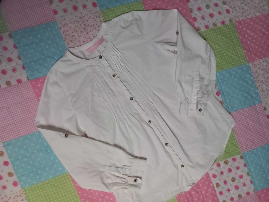Blusa branca Zippy, tamanho 12 anos