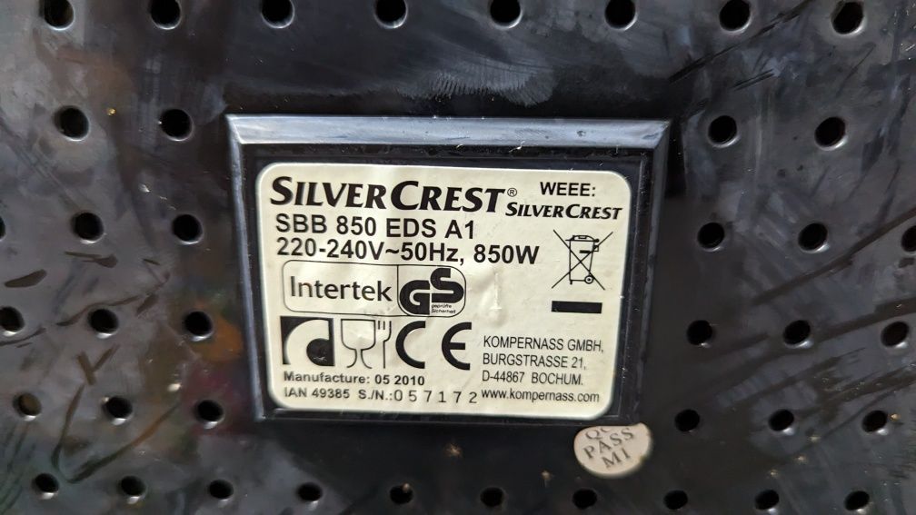 Panificadora Silvercrest SBB 850 EDS A1