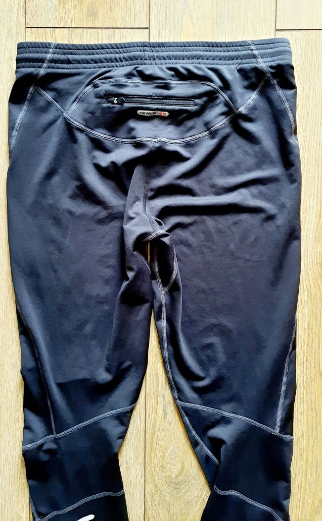 Newline legginsy XL męskie ocieplane do biegania  fitness, XL 193