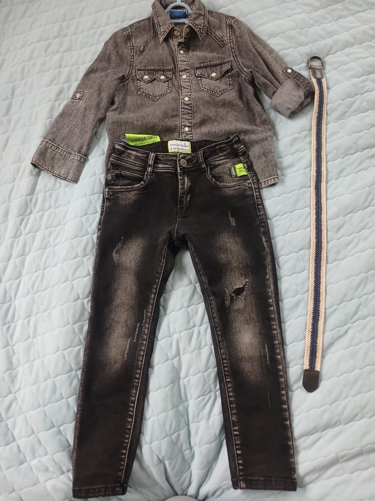 Джинси і сорочка джинсова вік 110-116