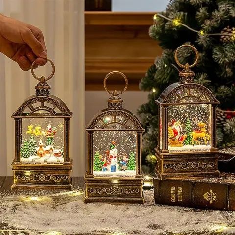 Новорічний нічник музичний новорічні прикраси