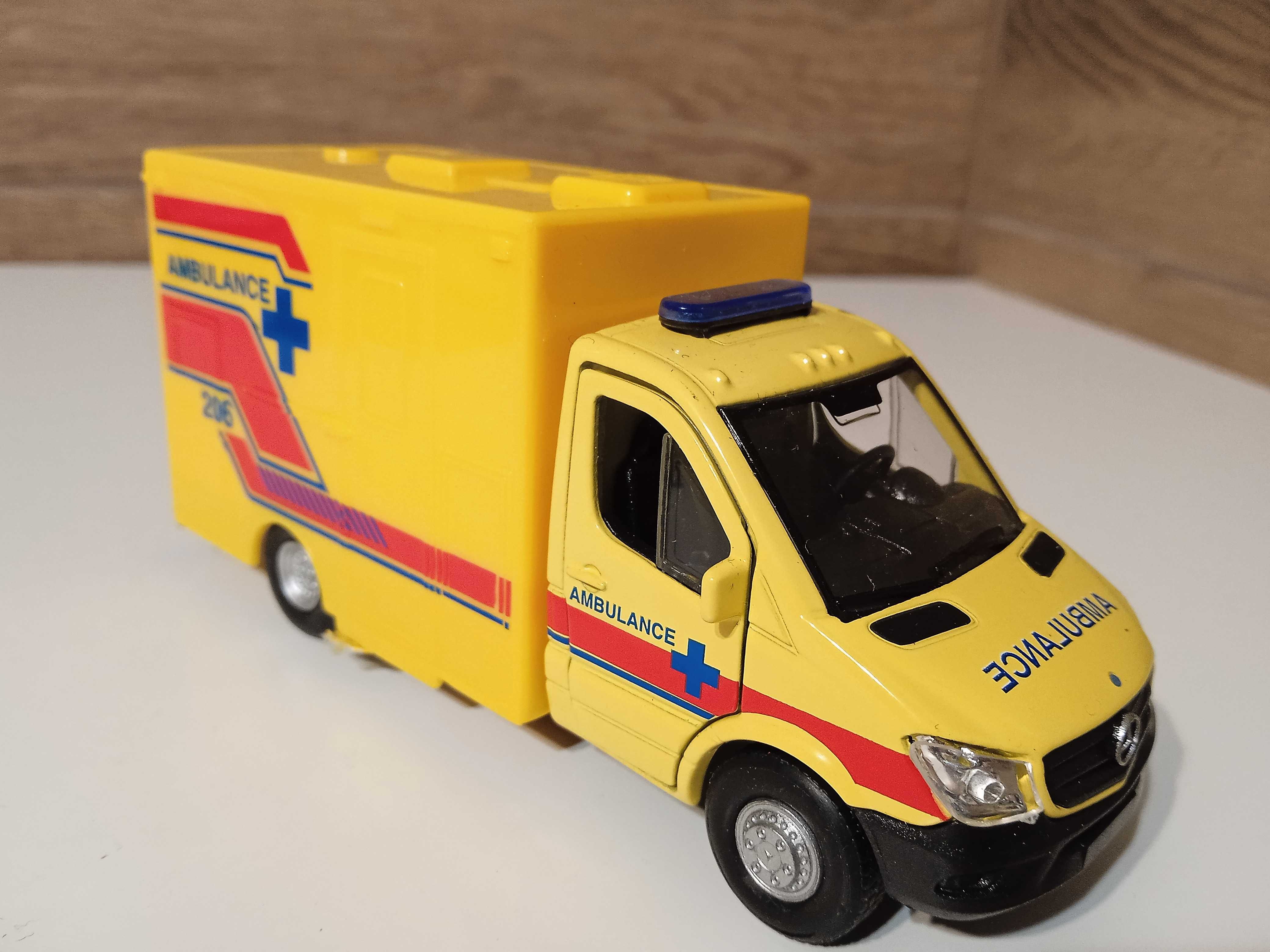 model Ambulans Mercedes Benz Sprinter Welly