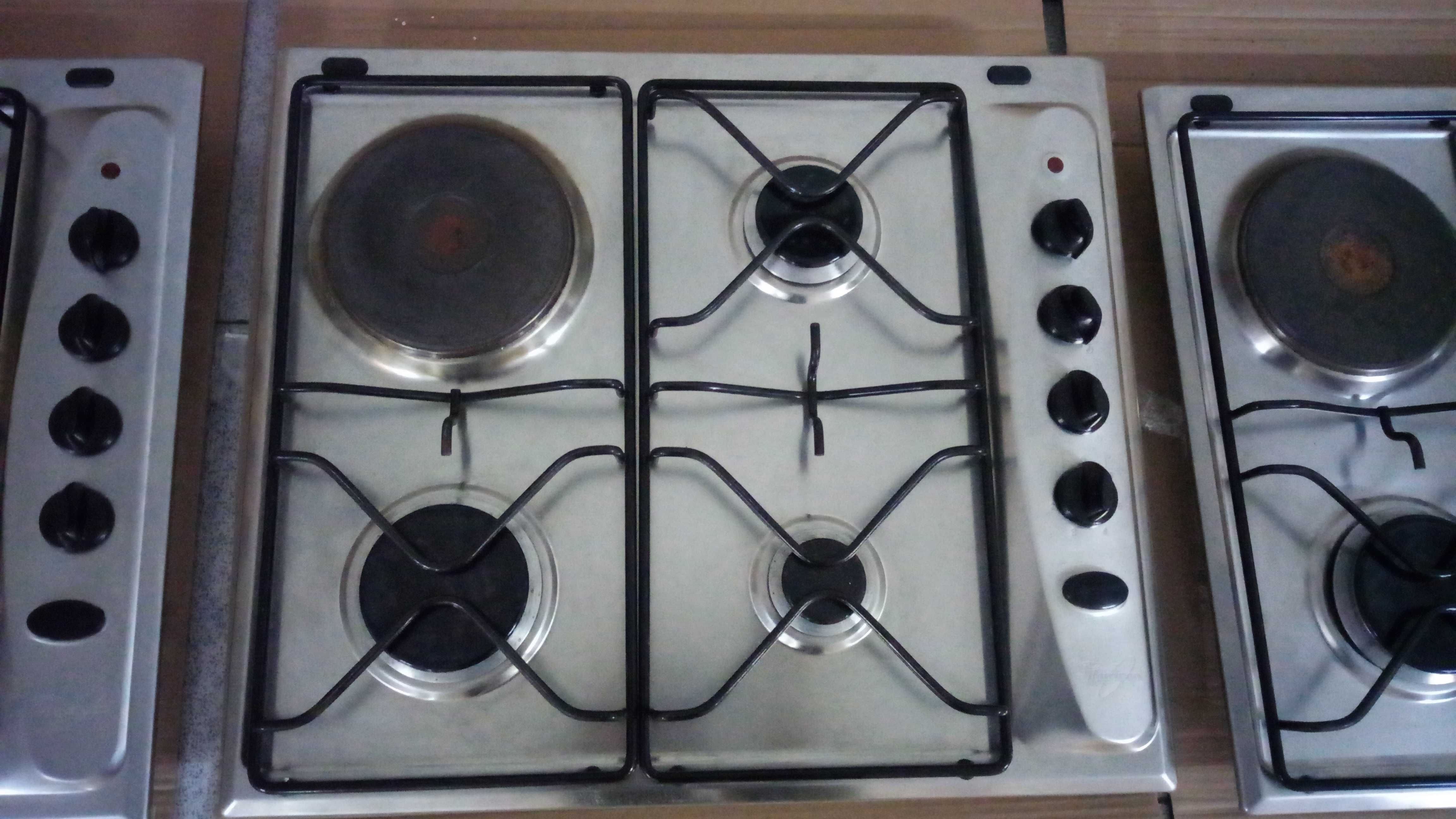 2 placas WHIRLPOOL AKM251/IX (3 bicos a gás + 1 eléctrico)