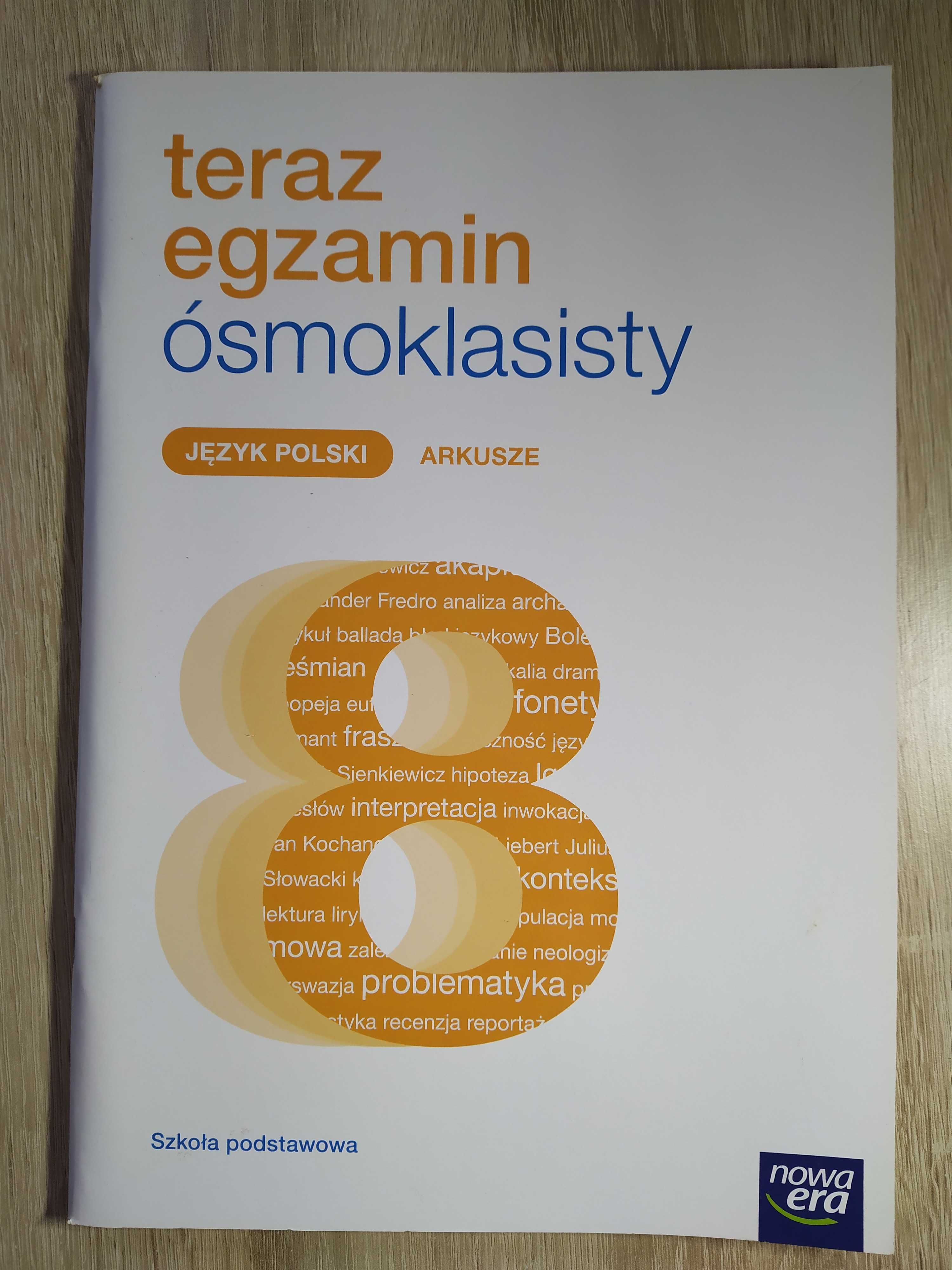 teraz egzamin ósmoklasisty, arkusze matematyka+język polski