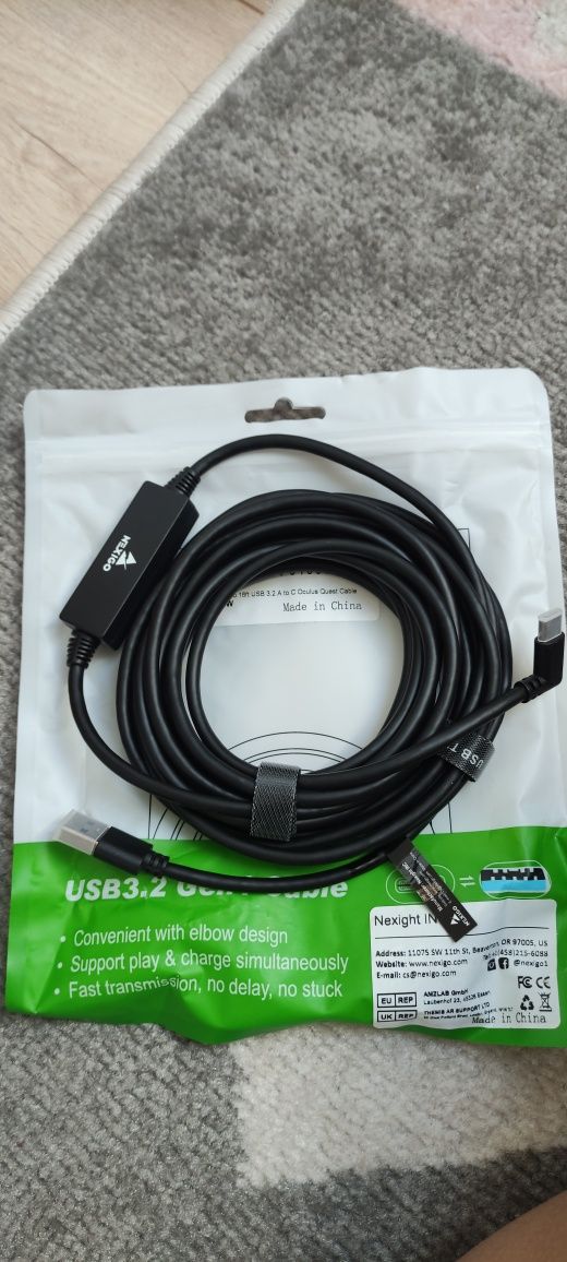 Kabel nexigo przewód USB c drukarki aparaty