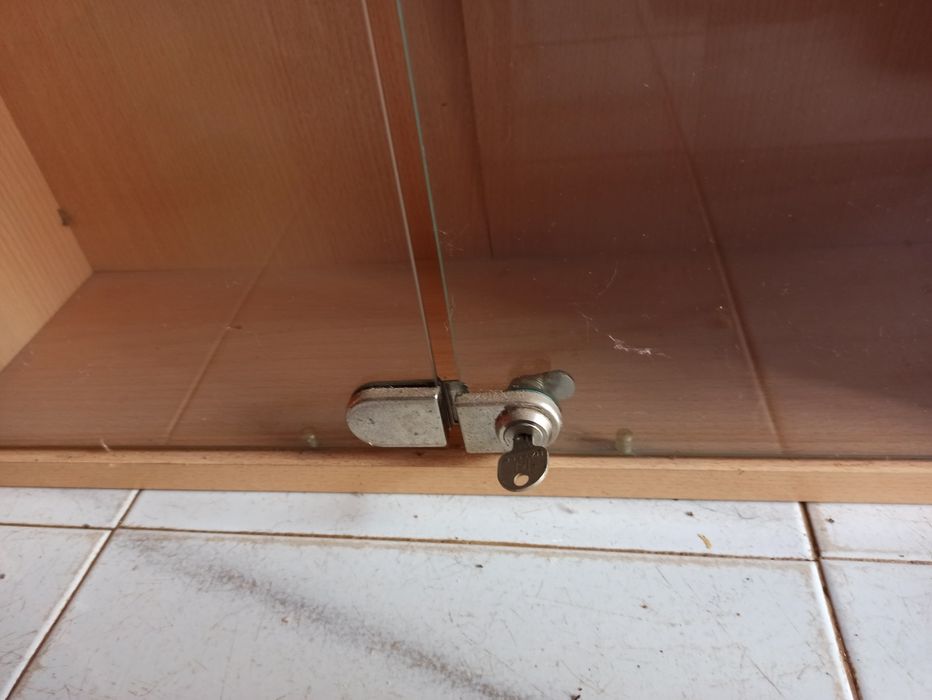 Vitrine Expositora com portas e 10 prateleiras de vidro