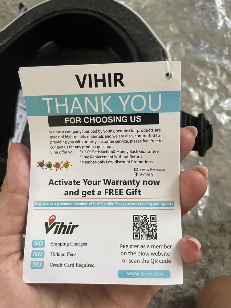 Kask damski typu orzeszek  Vihir